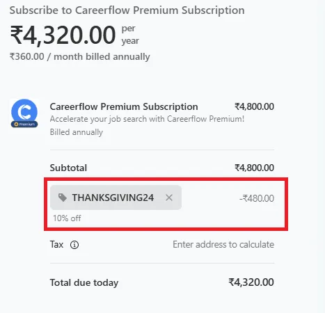 Careerflowx 50% off coupon